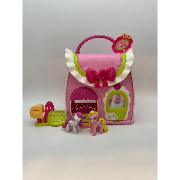 2006 Hasbro My Little Pony Ponyville Fancy Fashion House Playset with Figures - Picture 1 of 8